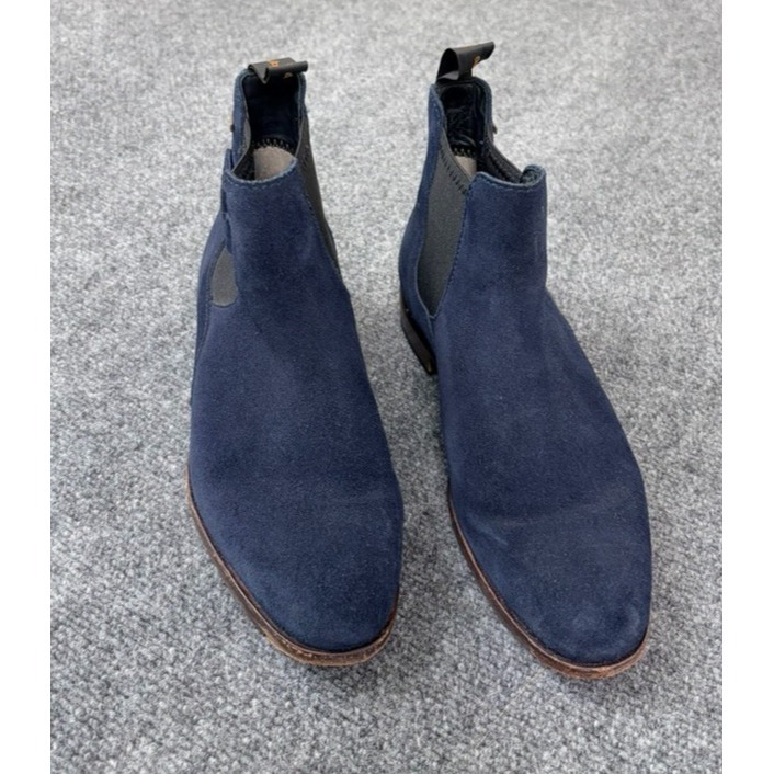 Dubarry Monaghan Womens Suede Ankle Boot Navy Blue Gore Tex Size 40 (Us 9.5)